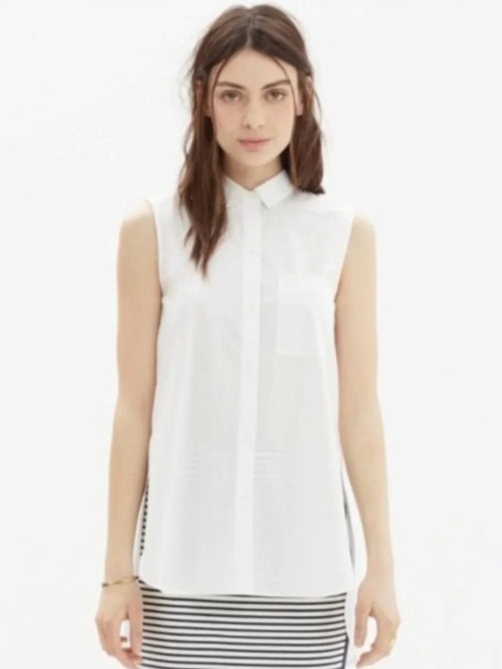 Madewell Sleeveless Tunic Shirt S